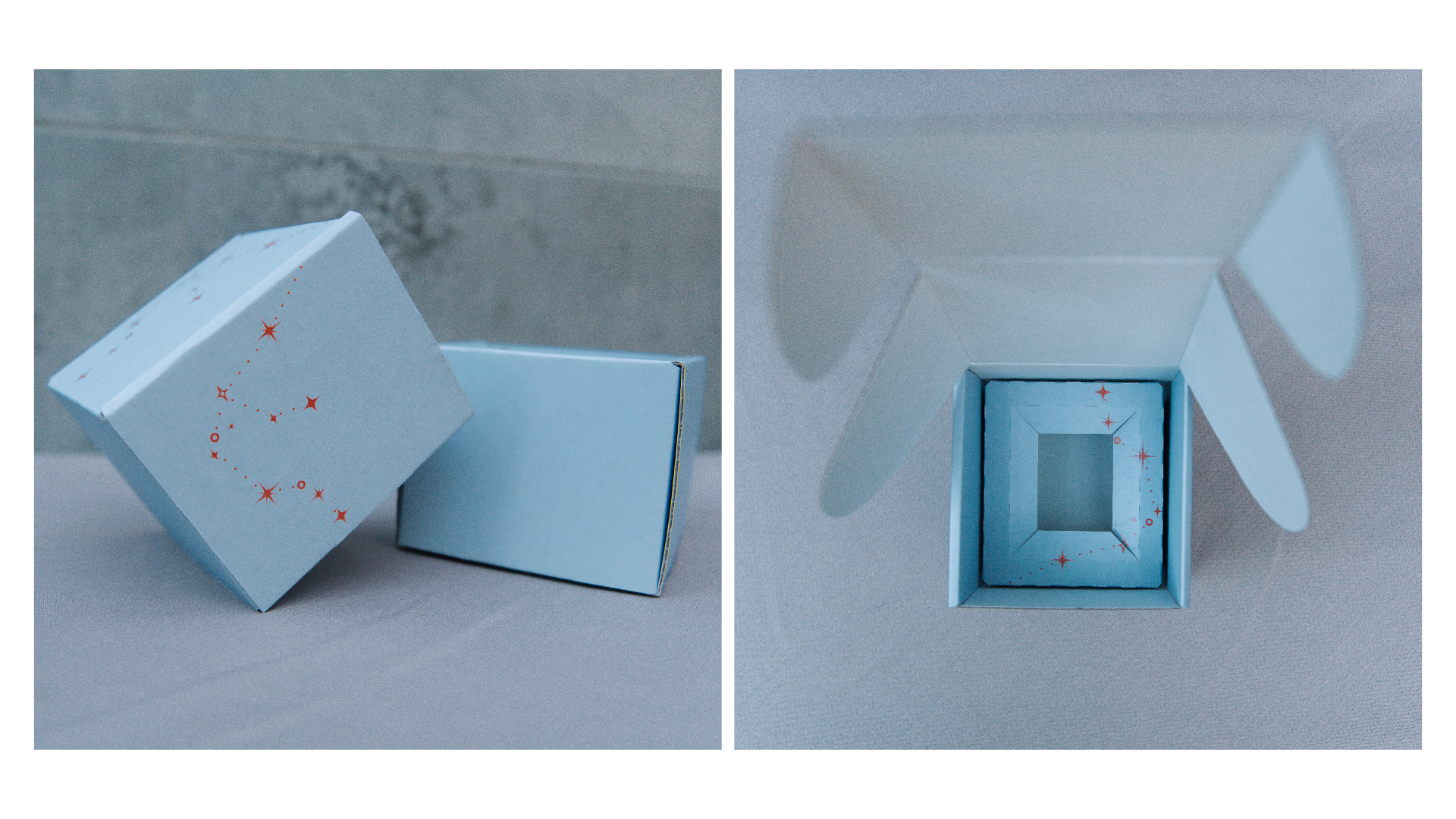 A rectangular box sits indoors, waiting to be opened.